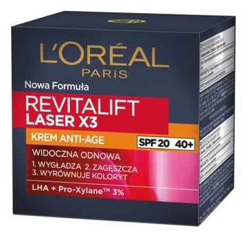 Loreal Revitalift Laser X3 дневной крем против морщин с SPF 25