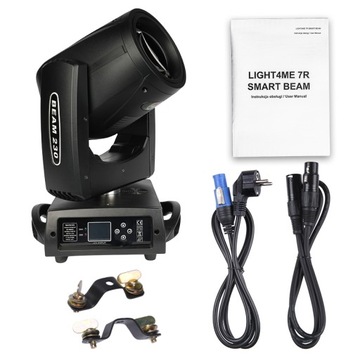 GŁOWICA RUCHOMA GŁOWA LED OŚWIETLENIE ESTRADOWE LIGHT4ME 7R SMART BEAM 230W