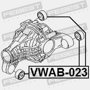 FEBEST VWAB-023 Подшипник дифференциала