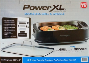 Grill bezdymny Power xl z reklamy TV 2 wymienne ruszty