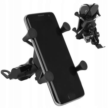 MOTOCYKLOWY UCHWYT X TELEFON KIEROWNICĘ ON/OFF ŁAD