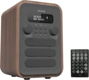 Radio Denver DAB-48 Szary Radio DAB+ FM Bluetooth