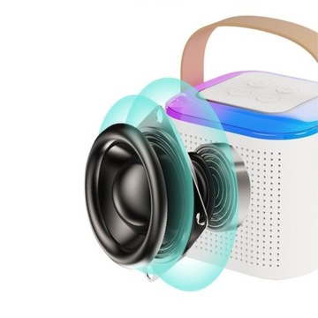Mikrofon KARAOKE głosnik bluetooth zestaw dla dzieci LED DZIEŃ DZIECKA