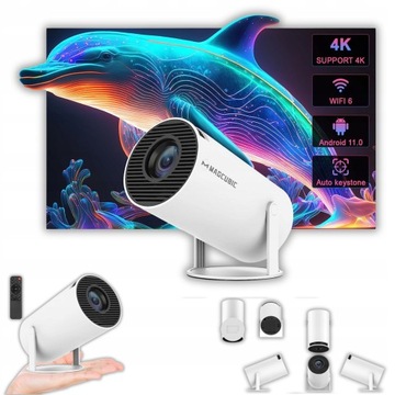 Projektor LED HY300 biały