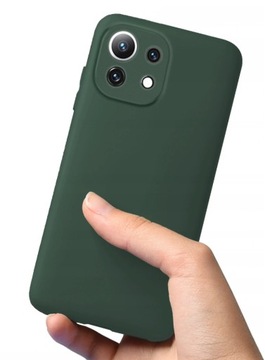 Etui Silikonowe Liquid Case obudowa plecki do Xiaomi Mi 11 Lite / 5G