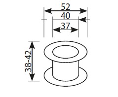 Втулка ВЕНТСТ /фи40/ М1