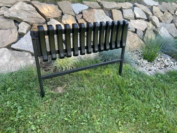 Складная кладбищенская скамейка Parkowa Cmentarna 85 см Wide Solid