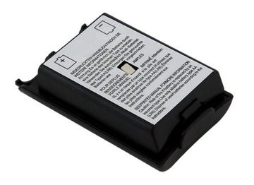 Czarna pokrywa klapka koszyk baterii pada XBOX 360