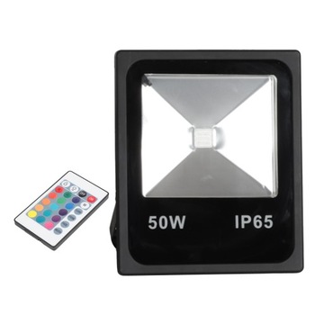 Светодиодные прожекторы RGB мощностью 50 Вт, уличные прожекторы, меняющие цвет, с дистанционным управлением