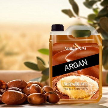 Möller SPA ГЕЛЬ ДЛЯ ДУША АРГАНА УНИСЕКС АРГАНОВОЕ МАСЛО ПРЕМИУМ КАЧЕСТВА 5л