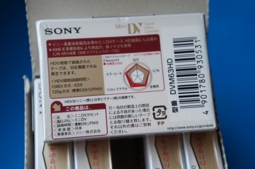 КАССЕТНАЯ КАССЕТА SONY DV DVM63HD Mini DV HDV 1 шт.