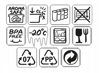 Пищевой контейнер для кухонного холодильника Cauma 1,2 л.