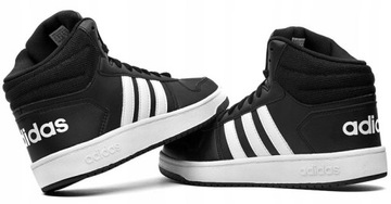 Buty Adidas HOOPS 2.0 MID Męskie Wysokie Czarne