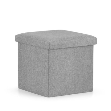 PUFA SKŁADANA M - 30X30X30CM SZARA
