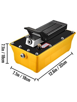 Гидравлически-пневматический ножной насос 2,3л.