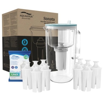Filtrační konvice Aqualogis Sonata 2,9 l modrá 10 náplní
