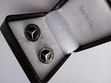 Exciting spinki do mankietów koszuli Mercedes Benz