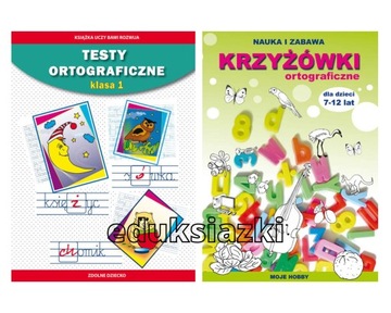 Testy i krzyżówki ortograficzne Klasa 1