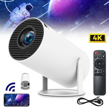 PROJEKTOR 4K HD, OBSŁUGUJE SYSTEM ANDROID 11.0 WIFI BT 5.0, SMART PROJECTOR