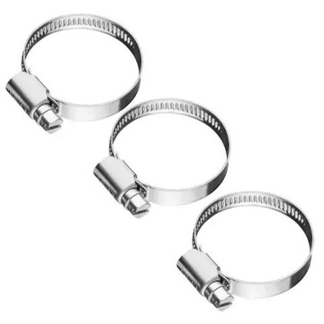 METALOWE OPASKI ZACISKOWE ŚLIMAKOWE 10 SZT OBEJMY