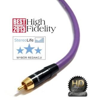 Melodika MDCX07 Коаксиальный кабель RCA-RCA Фиолетовый дождь - 0,75м