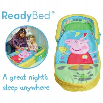 ДЕТСКАЯ НАДУВНАЯ КРОВАТЬ СВИНКА ПЕППА 8212 PRO GW