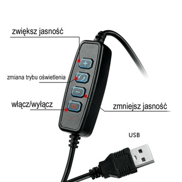 Кольцо светодиодная лампа 26 см USB -штатив Бум для телефона
