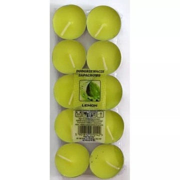 Podgrzewacz TEALIGHT 10szt Zapach LEMON