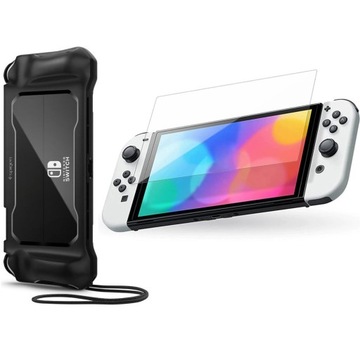 ЧЕХОЛ SPIGEN ДЛЯ NINTENDO SWITCH OLED + СТЕКЛО