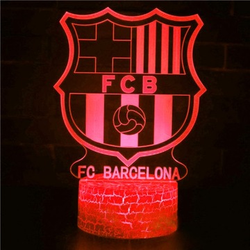 FC Barcelona 3D LED USB ночник в подарок