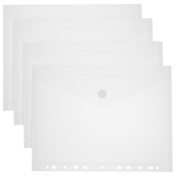 Etui z dziurką A4 Plastikowe teczki szt