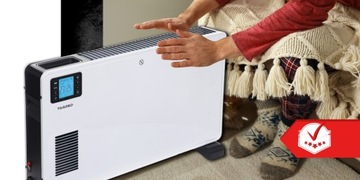 Конвектор с турбонаддувом. Пульт дистанционного управления, ЖК-таймер. Очень мощный, 2300 Вт. Большой.