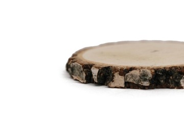 Срезы древесины, толстая кора диам. 8-10 см, полированный