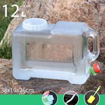 Походный контейнер для воды Ведро с краном, резервуар для воды 12 л.