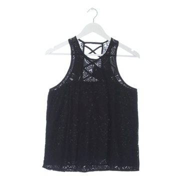 HOLLISTER Koronkowy top Rozm. EU 38 czarny