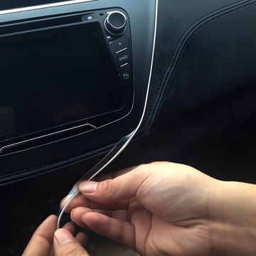 СВЕТОДИОДНОЕ ВОЛОКОННО-ОПТИЧЕСКОЕ для автомобильного RGB освещения 7 м AMBIENT El Wire 5in1 НАБОР 5в1