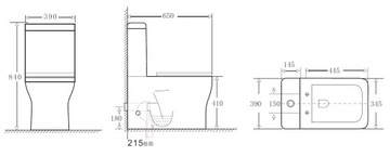 Компактный унитаз LOFT RIMLESS, безободок, медленное падение BOARD