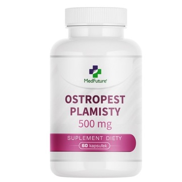 Ostropest plamisty (Silybum marianum) DETOKS WĄTROBA Ekstrakt 500 mg