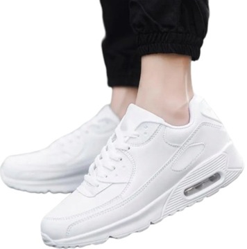 Buty Męskie Adidasy Sportowe Sneakersy Air max Sport System 90 Białe r. 42