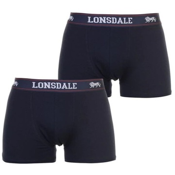 2x Bokserki LONSDALE TRUNKS bawełniane tu XL