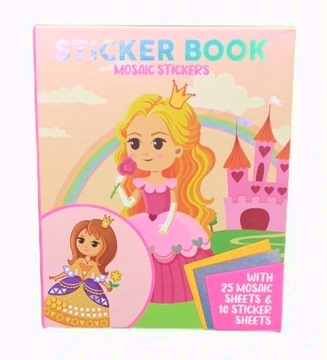 WYKLEJANKA MOZAIKA 25 OBRAZKÓW KSIĘZNICZKI