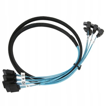 Прямой кабель Mini SAS 4 SATA на 4 SATA