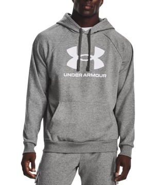 BLUZA MĘSKA Z KAPTUREM UNDER ARMOUR DRESOWA SPORTOWA BAWEŁNA 1379758