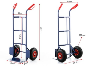 Складская транспортная тележка STRONG для измельчителя, 200 кг.