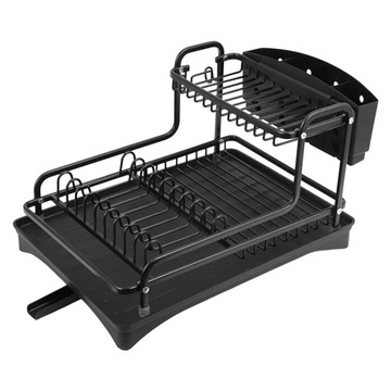 Aluminiowa suszarka do naczyń Akcesoria kuchenne Półka stojąca pod zlew w k