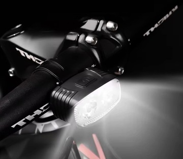 ВЕЛОСИПЕДНАЯ ЛАМПА СВЕТОДИОДНАЯ ПОДСВЕТКА ДЛЯ ВЕЛОСИПЕДНОГО РУЛЯ ПЕРЕДНЯЯ + ЗАДНЯЯ USB ПИТАНИЕ