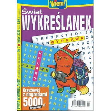 Krzyżówki Wiem! Świat WYKREŚLANEK 7/2020