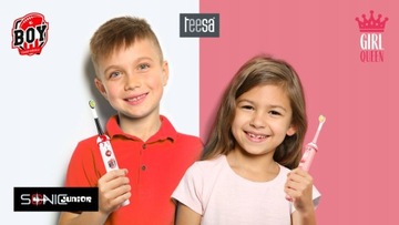 Электрическая зубная щетка TEESA Junior Boy, 2 насадки