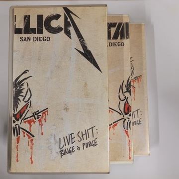 METALLICA LIVE SAN DIEGO VOL 1, 2, 3 3xVHS