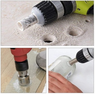 Алмазные коронки для керамогранита, 18 шт, 6-100мм